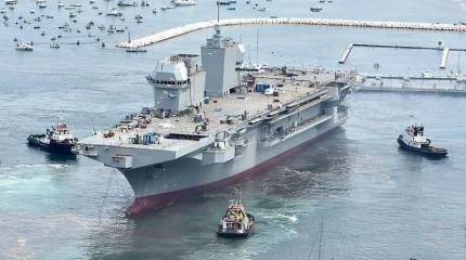 В Италии спущен на воду новый УДК L 9890 Trieste для ВМС страны