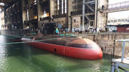 Российские специалисты завершили модернизацию подлодки «Синдукирти» на индийской судоверфи