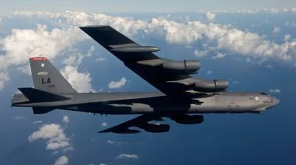 Американский бомбардировщик B-52 отработал имитацию ядерного удара по Калининградской области