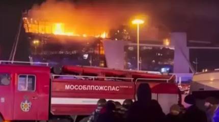 Правоохранительные органы: Распространению огня в «Крокус Сити Холл» могла способствовать отделка стен горючими материалами