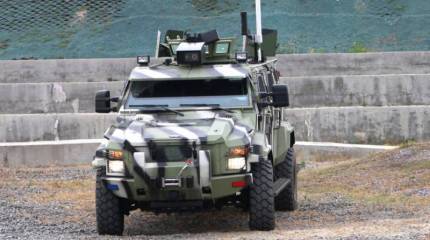 «АвтоКрАЗ» заявил о создании первого украинского беспилотного броневика