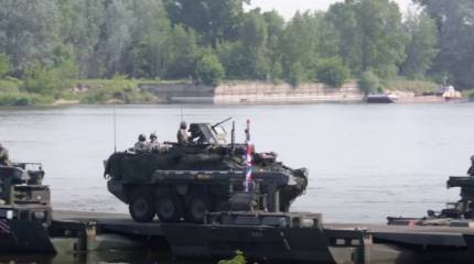 «Это была почти самоликвидация»: польский генерал о переправе войск НАТО на «российском фронте»