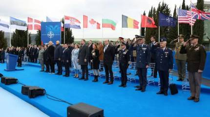 Первая на Балканах авиабаза НАТО открыта на месте бывшего военного аэродрома ВВС Албании