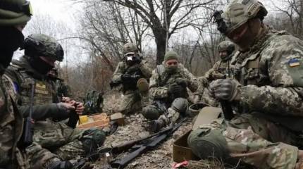 Российские ресурсы: Бойцы ВДВ под Часовым Яром столкнулись с иностранными военными, действующими под видом наёмников
