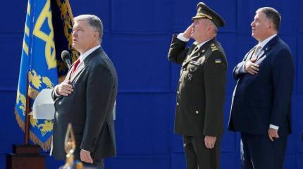 В Киеве прошел военный парад в честь 27-ой годовщины независимости