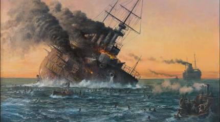 Модель затоплений и причины гибели эскадренного броненосца «Осляби» в Цусимском сражении