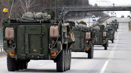 СМИ: американская колонна потеряла в Чехии одну машину Stryker