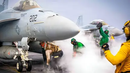 The US Navy has again used aircraft to attack Iranian tankers.