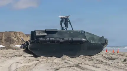 Морская пехота США испытывает новый безэкипажный аппарат-амфибию
