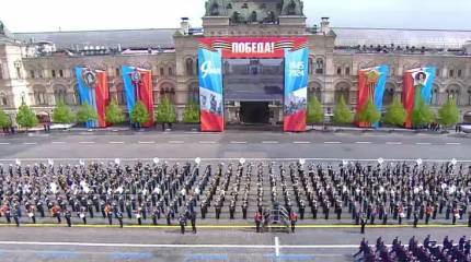 Российские хакеры запустили трансляцию парада Победы в Москве по кабельному телевидению на Украине