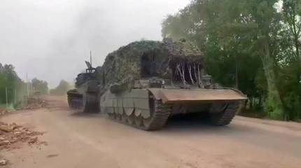 Бойцы ГВ «Север» эвакуировали из сумского приграничья шесть бронемашин ВСУ западного производства, включая танки Abrams