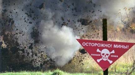 Под Горловкой взорвалась мина. Погибли дети