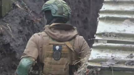 В районе Артёмовского центрального рынка идёт сильный бой