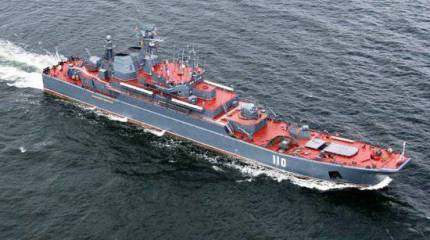 Большой десантный корабль Балтийского флота «Александр Шабалин» прибыл в Средиземное море