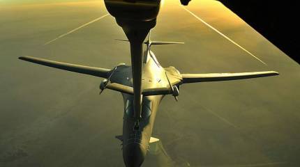 Опасность трансарктических рейдов ракетоносцев B-1B. Удар с севера с расчётом на режим огибания рельефа местности