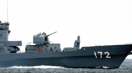 Эсминец ВМС Японии столкнулся с китайским рыболовецким судном и получил пробоину