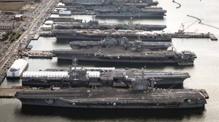 Авианосцы США остались в базах. Почему?