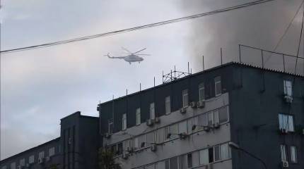 Противник показал пожаротушение в Киеве вертолётами - авиация у врага имеется