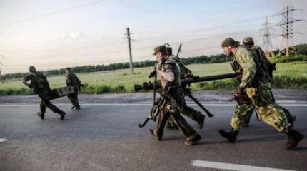 В Харьковской области ополченцы уничтожили армейскую колонну с боеприпасами