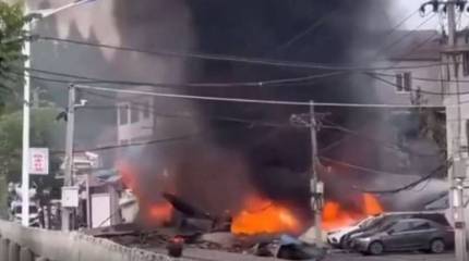 Истребитель ВВС НОАК J-7 потерпел крушение в центральной провинции Хубэй