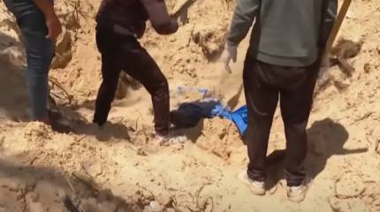 В палестинском Хан-Юнисе обнаружено массовое захоронение жертв израильской бомбардировки, когда будут санкции?