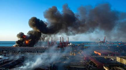 Ночью десятки дронов ВС РФ атаковали порты в Одессе и Ильичёвске