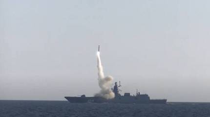 Показаны кадры с новых испытаний гиперзвуковой крылатой ракеты «Циркон»