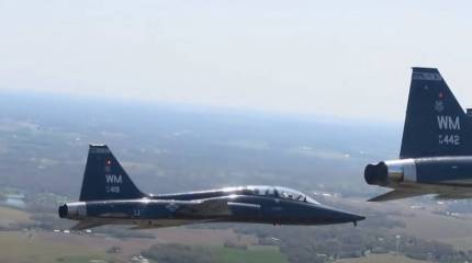 В США разбился учебно-тренировочный самолёт Northrop T-38 Talon