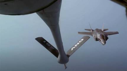 В США показали кадры падения истребителя пятого поколения F-35B