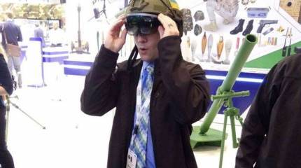 Украинская Limpid Armor на IDEX-2019 представила шлем дополненной реальности