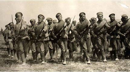 Ударные части русской армии в конце Первой мировой войны