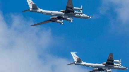 Пару Ту-142 ВМФ РФ сопроводила пара Eurofighter Typhoon ВВС Италии