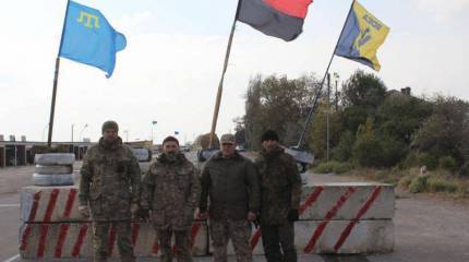 «Правый сектор» обиделся на партнёров по блокаде Крыма и отказался «принимать участие в крымском Майдане»