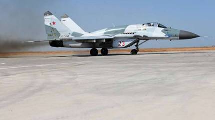 Учение с эскадрильей МиГ-29СМТ начались в Курской области