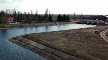 Северо-Крымский канал впервые за восемь лет заполнен водой на всем своём протяжении