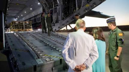 Испания отправила пятый военно-транспортный самолёт с артиллерийскими снарядами калибра 155 мм для ВСУ