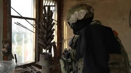 Российские войска достигли западной части города Родинское