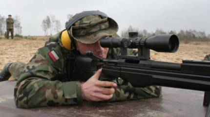 Польская армия разместила своих снайперов на границе с Белоруссией