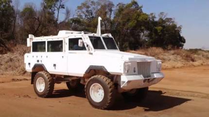 На Донбассе стал трофеем первый эстонский бронеавтомобиль Mamba Mk2 EE