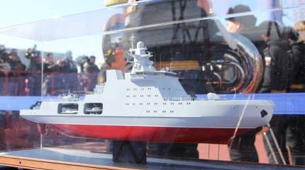 «Боевой ледокол» российского флота: корабль проекта 23550