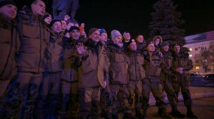 35 уральских добровольцев отправились в Донбасс