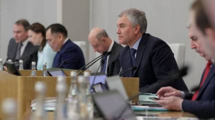 Вячеслав Володин предложил ответить зеркально на закон США, разрешающий изымать российские активы