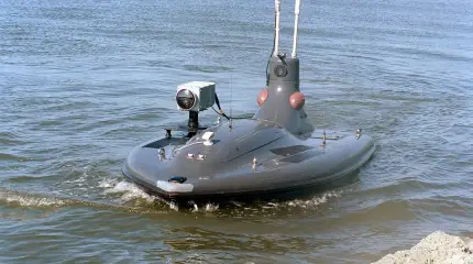 Безэкипажный катер Owl Mk II из девяностых