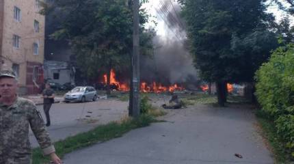 Нанесены ракетные удары по военным объектам в Виннице и Гайсине, слышны взрывы в Тернополе