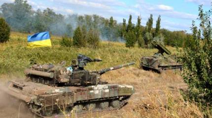Бригадно-тактические учения танковых войск Украины