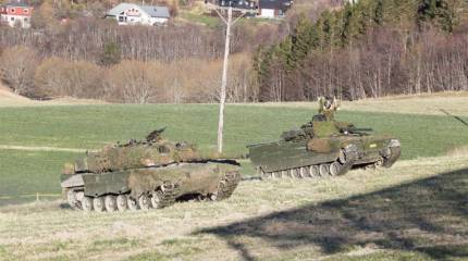 Танковый курьёз на учениях НАТО в Норвегии