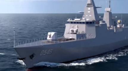 Полностью электрическая силовая установка: Китай спустил на воду первый фрегат проекта 054B
