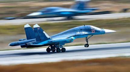 Серия мощных ударов ВКС РФ в Сирии попала на видео