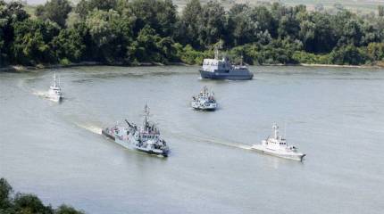 Украина и Румыния начали "военно-речные" учения на Дунае