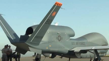 Американский беспилотник RQ-4A Global Hawk потерял связь рядом с российской границей